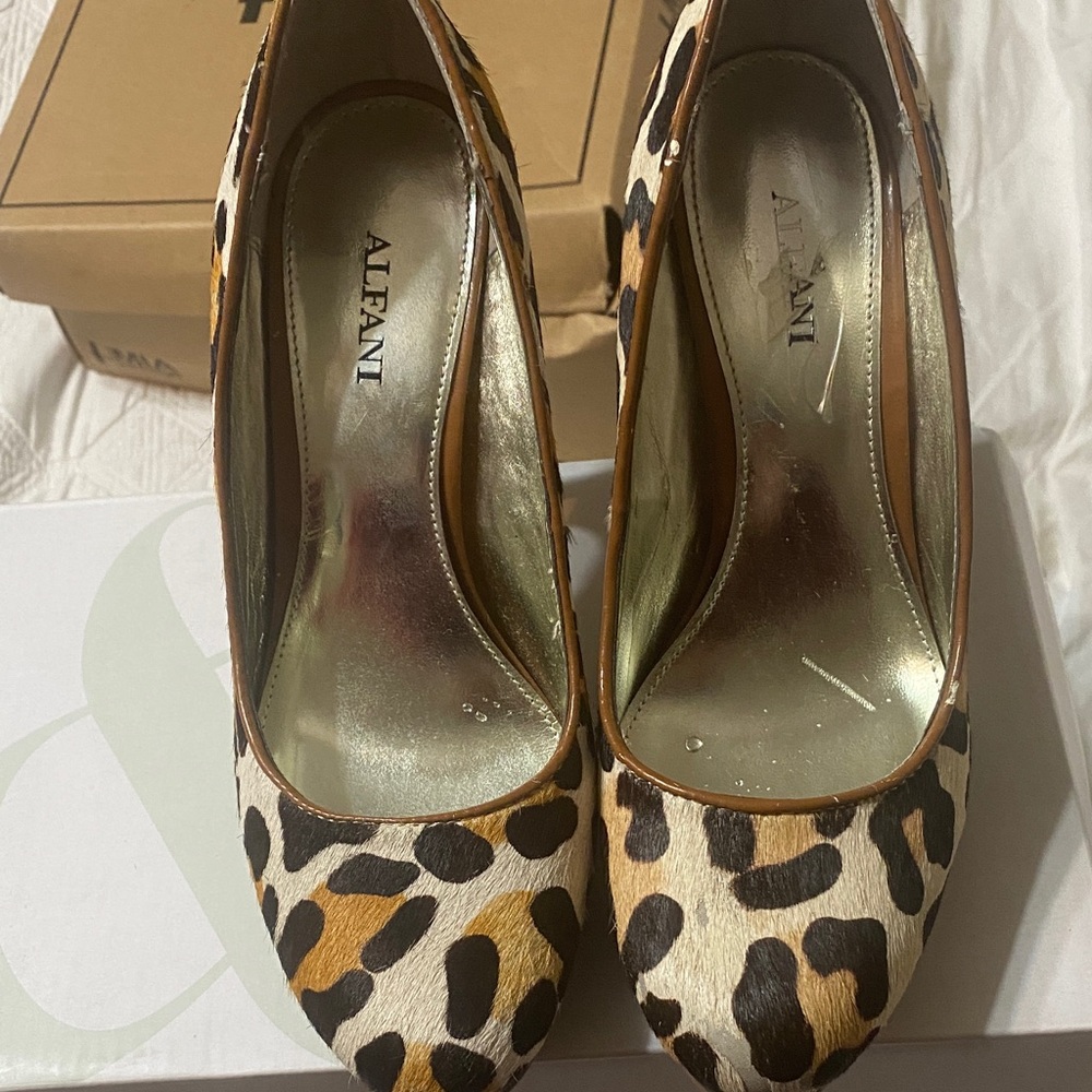 Alfani Women's Animal Print Heels